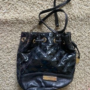Gianni bini black shoulder bag for woman